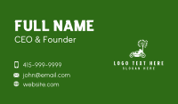 Tree Garden Lawn Mower Business Card