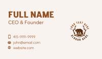 Wild Bear Forest Business Card Design