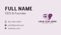 Beauty Eyelashes Makeup Business Card