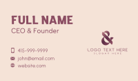 Femme Business Card example 4