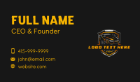 Auto Garage Detailing Business Card