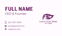 Purple Vision  Business Card Design