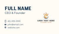 Flaming Bull Barbecue Business Card Design