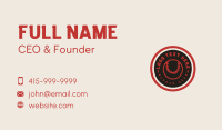 Baseball Player Badge Business Card Design