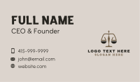 Prosecutor Business Card example 4