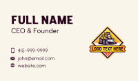 Construction Bulldozer Machinery Business Card