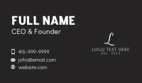 Studio Business Card example 3