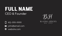 Premium Brand Letter  Business Card Image Preview