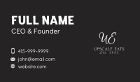 Premium Brand Letter  Business Card Image Preview