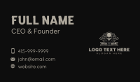 Revolver Skull Marksman Business Card