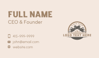 Industrial Chainsaw Woodwork Business Card