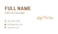 Delicate Business Card example 2