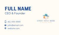 Smoking Lady Woman  Business Card
