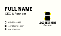 Chiller Business Card example 2