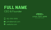 Cute Green Alligator Business Card