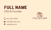 Retro Hammer Carpenter  Business Card