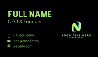 Circuit Electronics Letter N Business Card