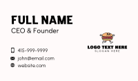Happy Burger Character Business Card