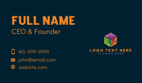 Cyber Tech Cube Business Card