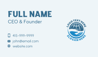 Hand Globe Volunteer Business Card