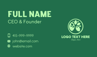 Green Ecology Leaves Business Card