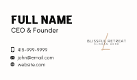 Elegance Business Card example 2
