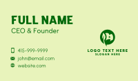 Eco Friendly Flag Business Card Design