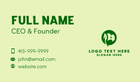 Eco Friendly Flag Business Card