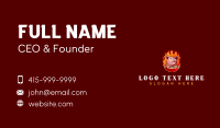 Fire Pig Barbecue Business Card Design