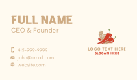 Ginger Chili Pepper Business Card