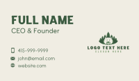 Forest Tree Bear Business Card