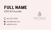 Sweet Tiered Cake Bakery Business Card