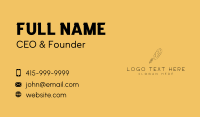 Kitchen Cleaver Knife Business Card