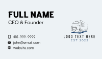 Cargo Delivery Truck Business Card