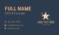 Star Candle Light Business Card Design