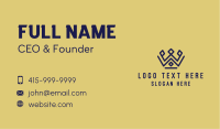 Crown Luxury Hotel Business Card