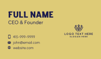 Crown Luxury Hotel Business Card