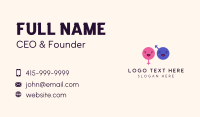 Gender Identity Emojis Business Card Design