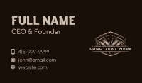 Carpentry Renovation Remodeling Business Card Design