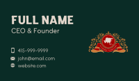 Asia Continent Map Business Card
