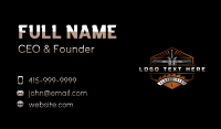 Carpentry Hammer Construction Business Card