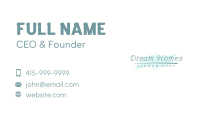 Generic Green Business Business Card