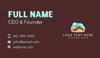 Tropical Coconut Drink Business Card Design