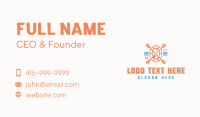 Rafting Paddles Fitness Business Card