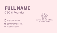 Yoga Massage Person Business Card