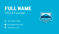 Mountain Hiking Travel Business Card