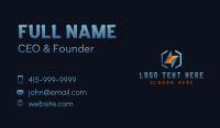 Thunder Tech Bolt Business Card Design