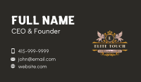 Pegasus Crest Royalty Business Card Image Preview