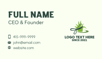 Lawn Care Worker  Business Card
