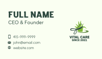 Lawn Care Worker  Business Card Image Preview